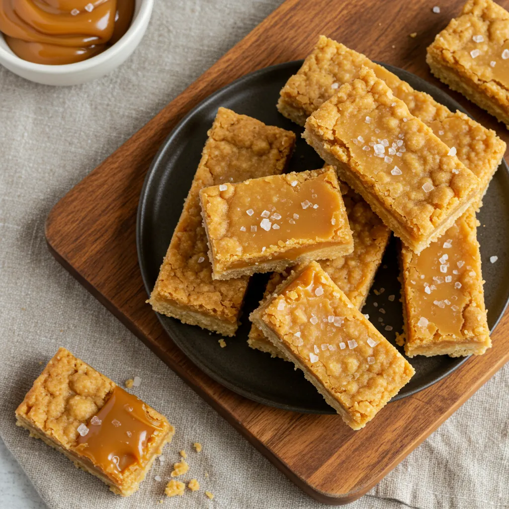 Salted Caramel Butter Bars